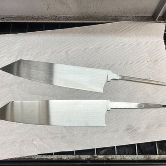 Klinge vor dem Ätzen
