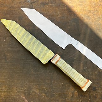 Messer verklebt