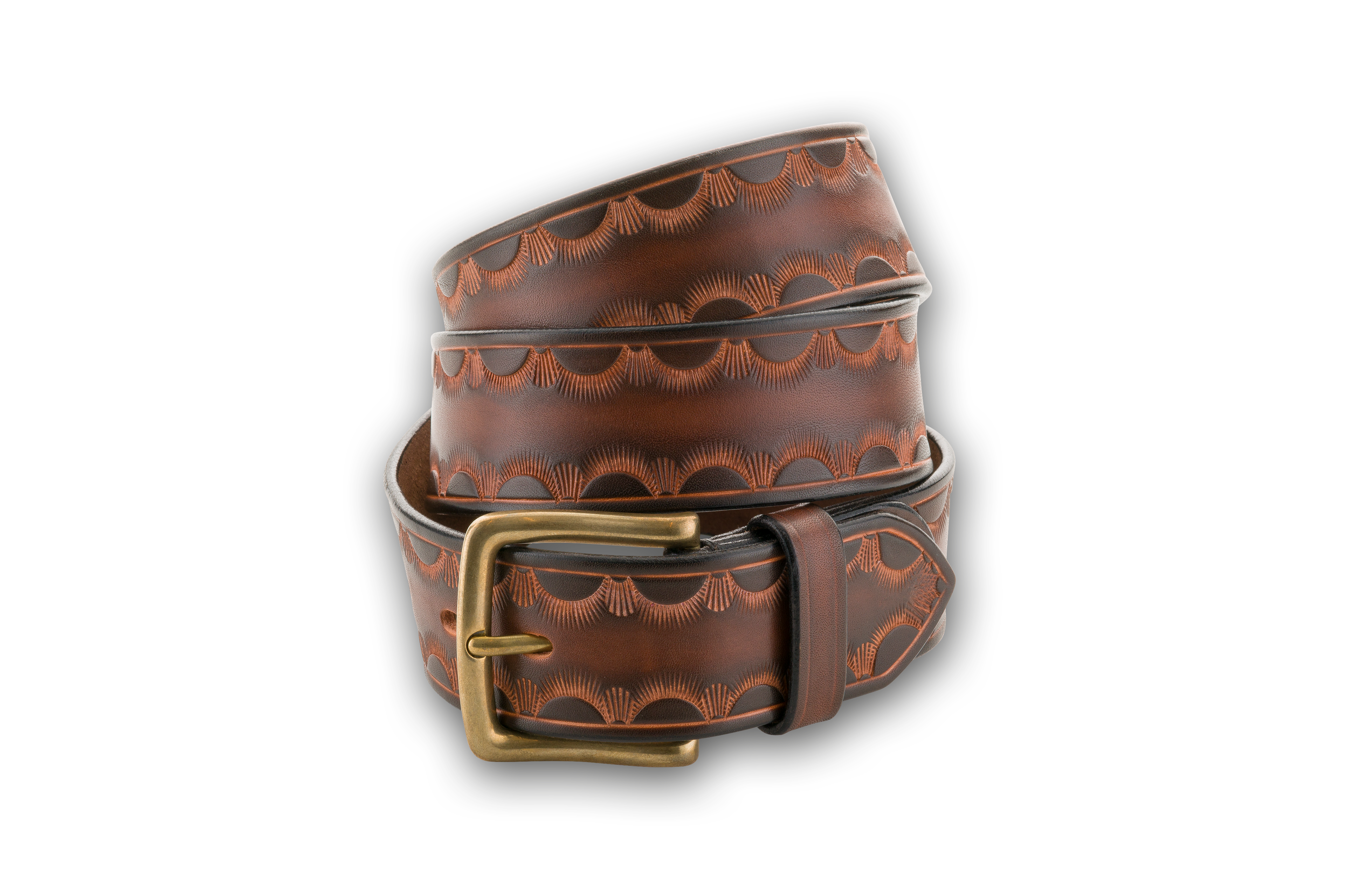 Handmade leather belt