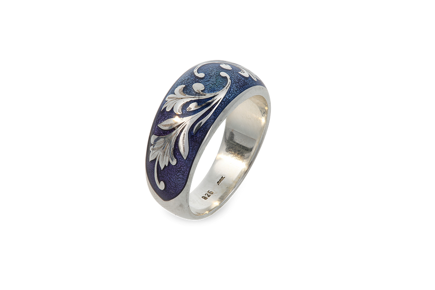 Ring Tendril Engraving