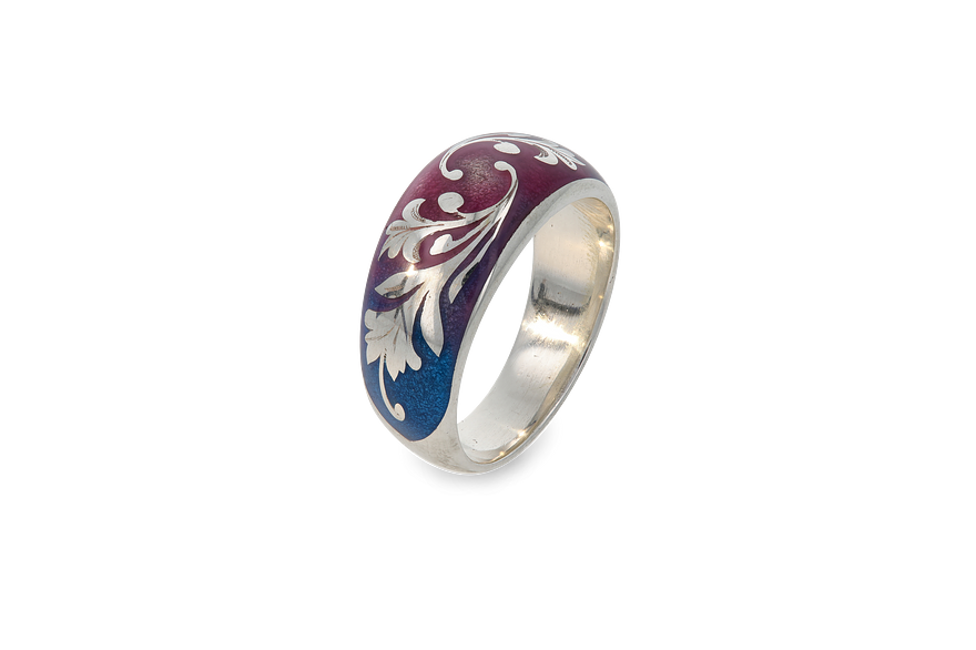 Ring Tendril Engraving