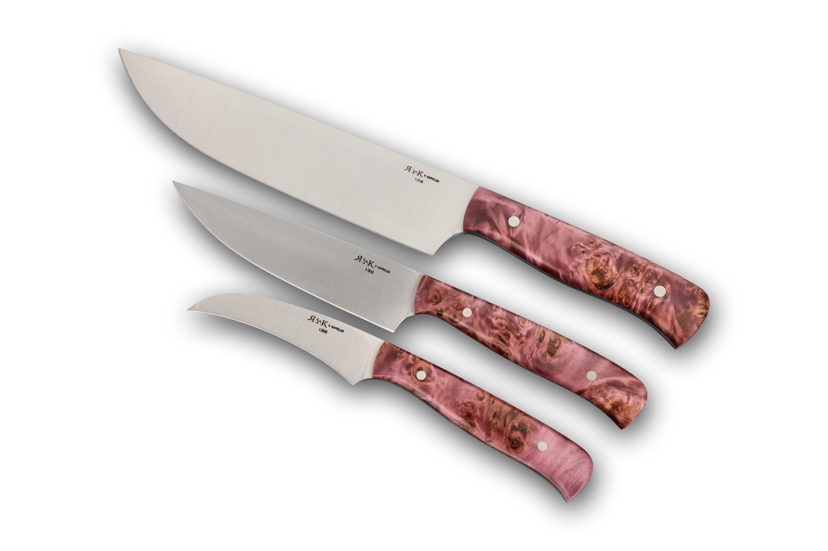 Set Küchenmesser Flach-Erl