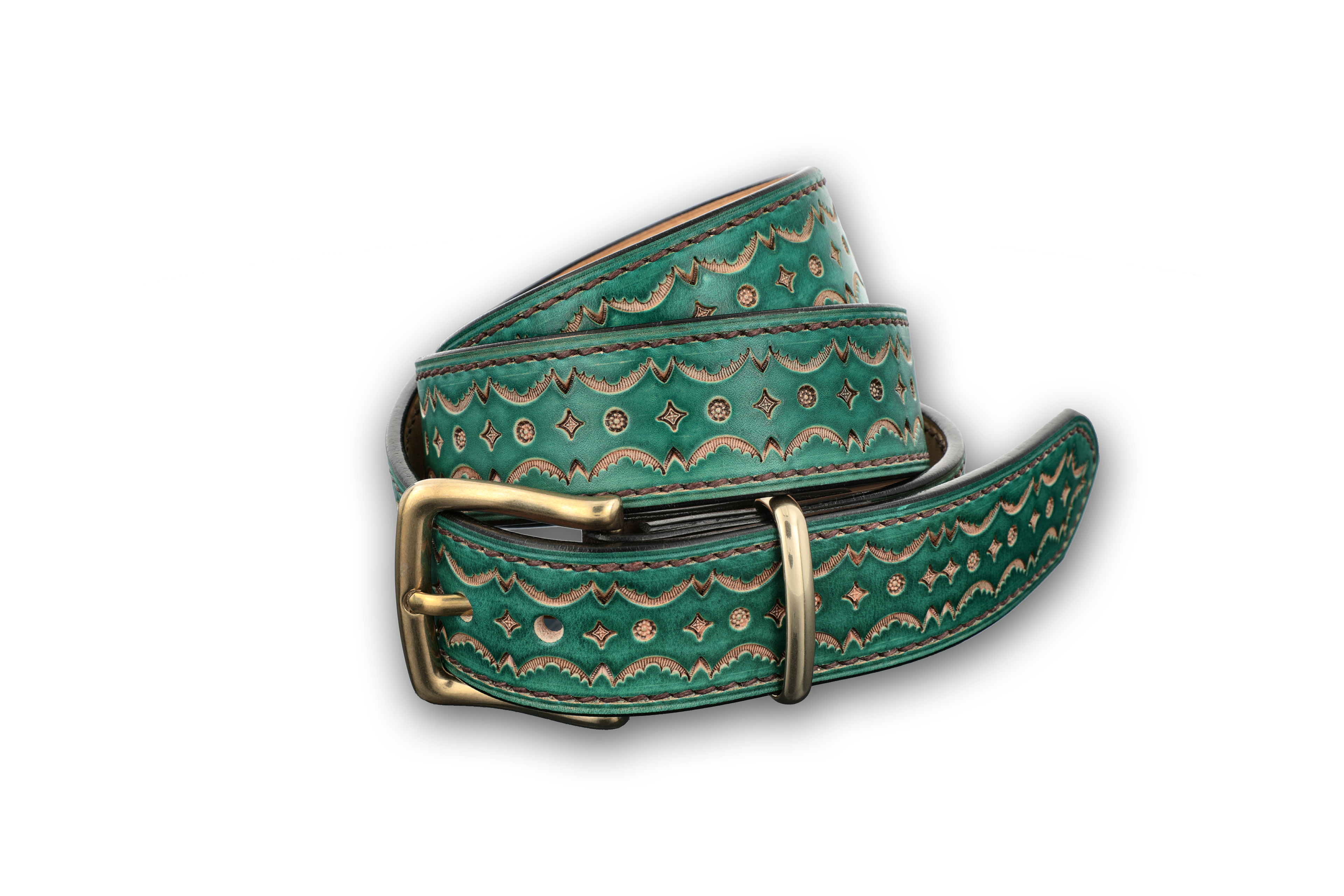 Handmade leather belt